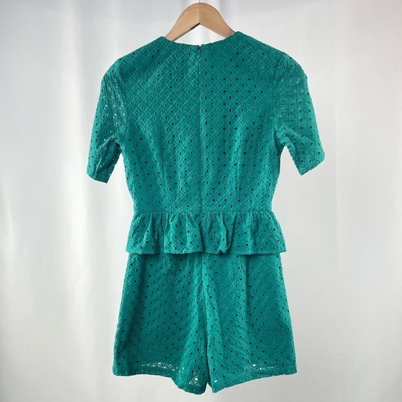 Love, Bonito Caledonia Broderie Anglaise Romper In Green‎ Size 4 - Picture 4 of 6
